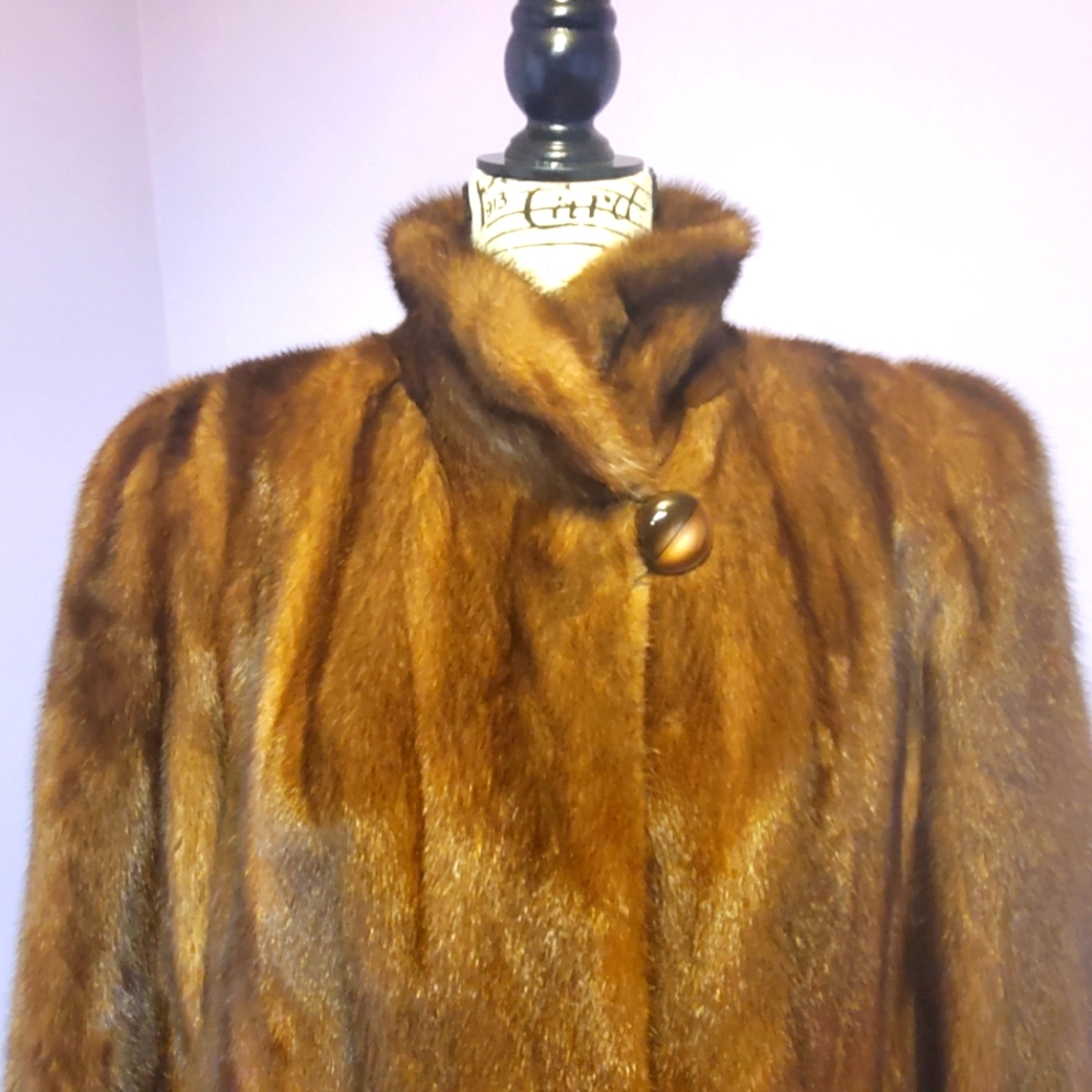 Mink full length coat